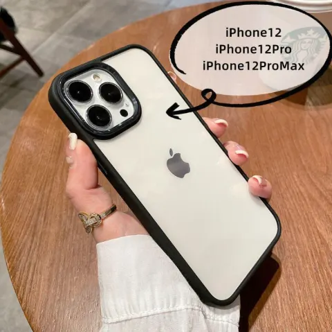 iPhone12/12Proケース　ブラックの画像（0）