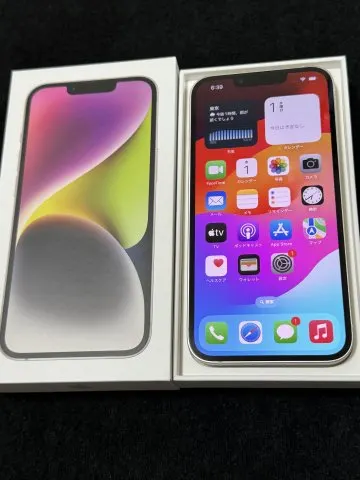 iPhone 14 128GB Starlight simフリー　美品　ジャンクの画像（0）