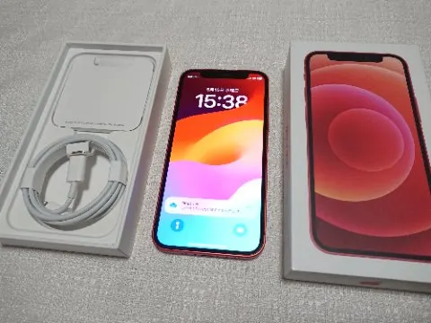 ★スマホ市場さま専用★【箱・付属アリ】au 正常動作品 iPhone 12 mini 256GB Red SIMフリーの画像（0）