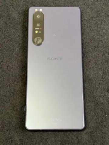 Xperia 1 Ⅲ SOG03 フロストブラック　simフリー　美品　訳ありの画像（3）