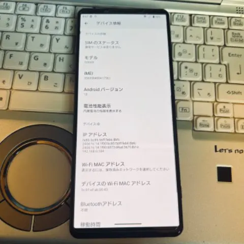 赤ロム Xperia 1 iii SOG03 ジャンクの画像（3）