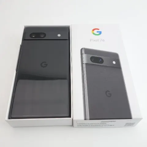 【赤ロム】Google Pixel 7a チャコール docomo版 付属品完備の画像（1）