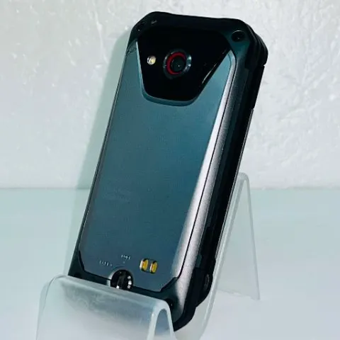 au TORQUE X01 KYF33 赤ロム KYOCERA 4G ガラホ 携帯電話 ジャンク シルバー 送料無料の画像（3）