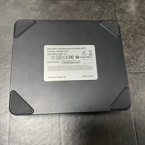 RX570 Thunderbolt eGPU ジャンクの画像（1）