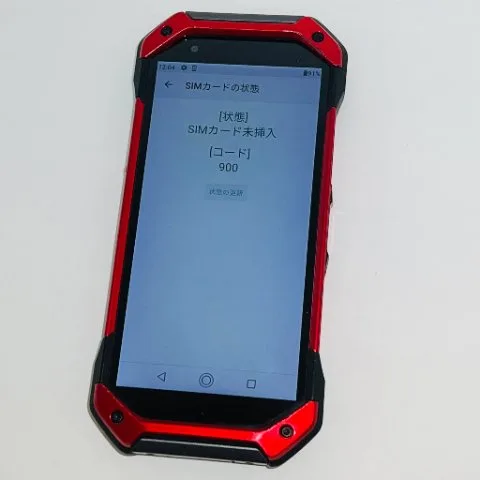 TORQUE 5G SIMフリー KYG01 au 赤ロム ジャンク レッド 送料無料の画像（3）