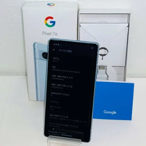 Google Pixel 7a 128GB 新品同様 SIMフリー 赤ロム SoftBank ジャンク シー 送料無料の画像（0）