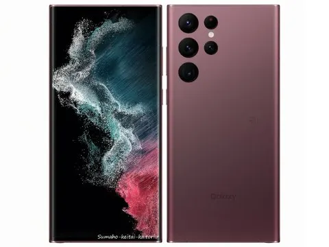 Galaxy S22 Ultra SCG14 au バーガンディ SIMフリー 送料無料の画像（0）