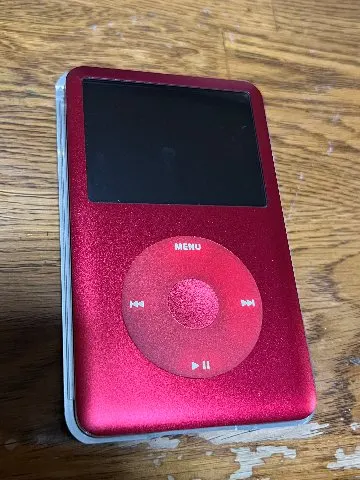 Apple iPod classic 第6.5世代　2TB 赤 レッド カスタム 改造　MC293Jの画像（1）