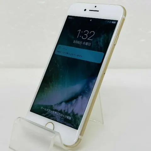 iPhone7 128GB 赤ロム SoftBank ジャンク ゴールド A1779 パスコード不明 送料無料の画像(4)