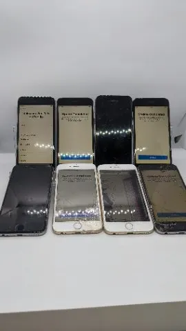 Image of 【ジャンク品・初期化済】iPhone6 8台セット (1)