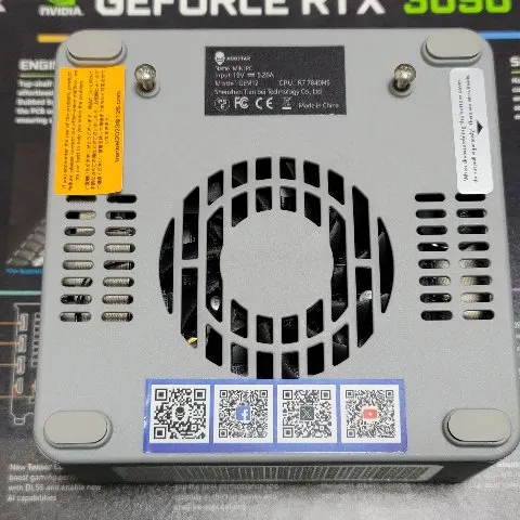 Image of AOOSTAR GEM12 メモリ無し SSD無し (3)