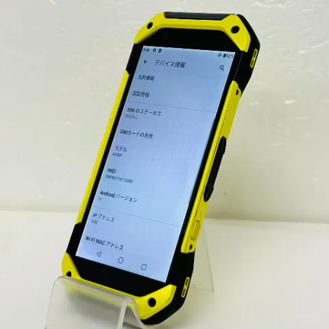TORQUE 5G SIMフリー KYG01 au 赤ロム ジャンク イエロー 128GB 送料無料的图片（1）