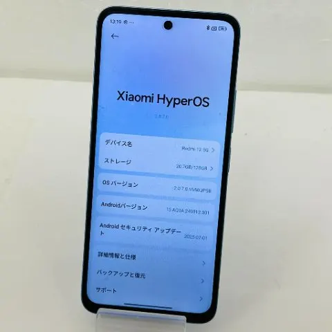 Xiaomi Redmi 12 5G A401XM スカイブルー SIMフリー SoftBank 赤ロム 送料無料の画像（0）