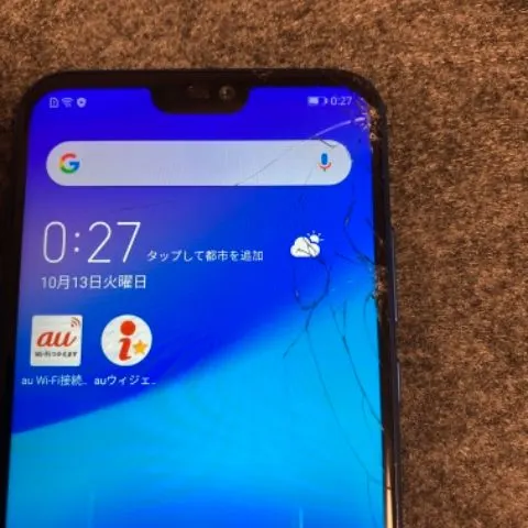 HUAWEI P20 lite画面割れの画像（0）