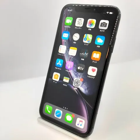 背面バキバキのiPhoneXRの画像（1）