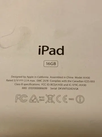 ★【送料込】iPad (第 3 世代) 、16 GB、モデルA1430の画像（2）