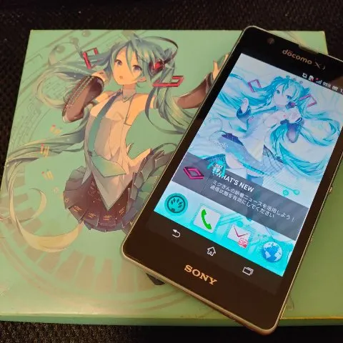 Xperia A feat.HATSUNE MIKU SO-04Eの画像（0）