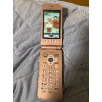 【赤ロムSIMフリー】F-01M らくらくホン