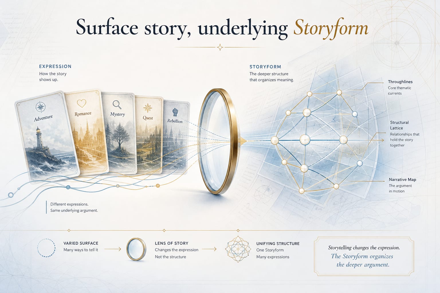 Of Stories and Storyforms · Dramatica Docs