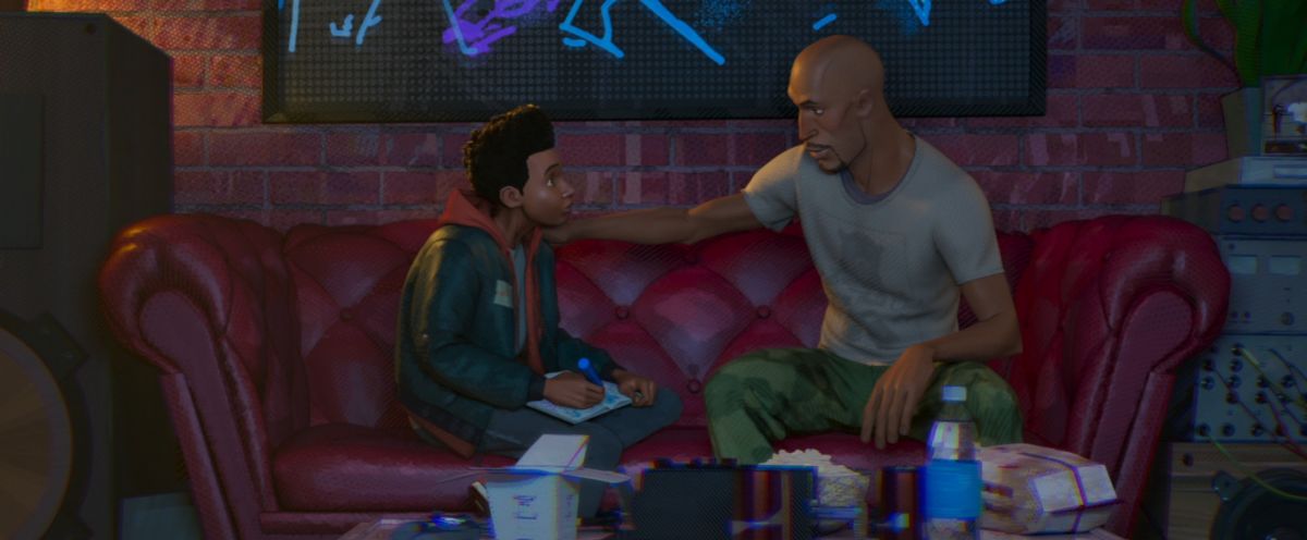 Uncle Aaron in Spider-Man: Into the Spider-Verse