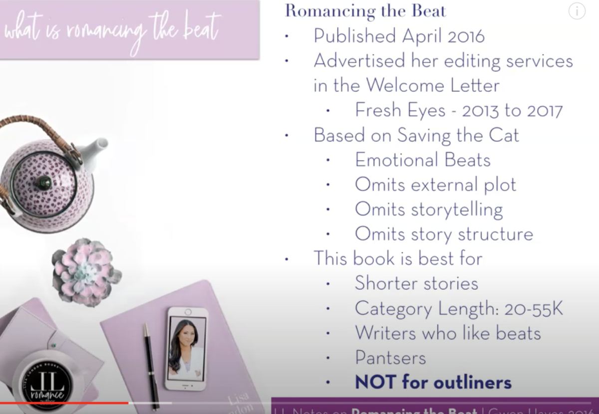 YouTube Review of Romancing the Beat