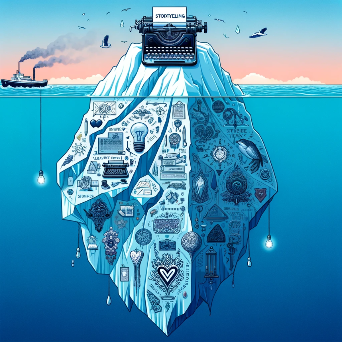 Subtext Iceberg Illustration
