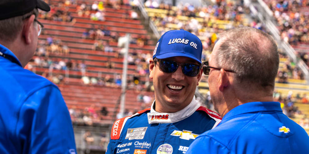 'Good day for ourselves': Kyle Busch, No. 8 team cash in with Michigan top five