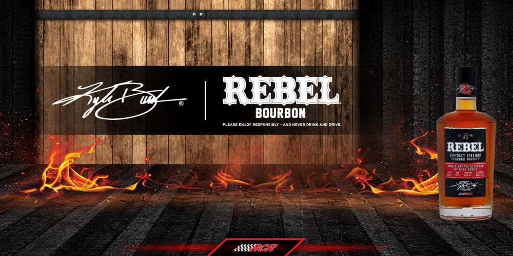 Rebel Bourbon rolls out Kyle Busch 108 Single Barrel Bourbon