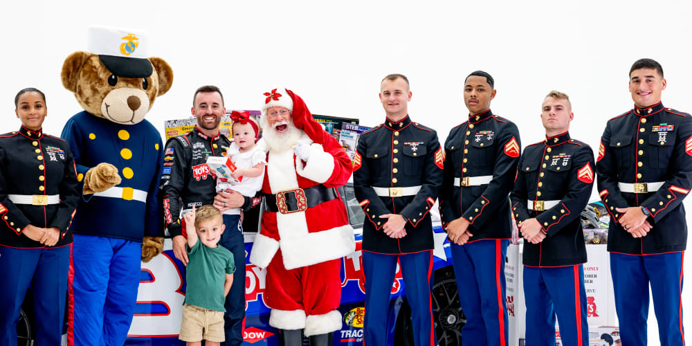 The Marine Toys for Tots Foundation and Richard Childress Racing are Partnering to #DriveforHope for Children in Need