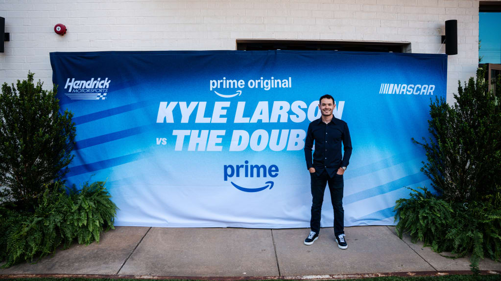 Kyle Larson shares thoughts after private screening of Prime Video documentary on Tuesday