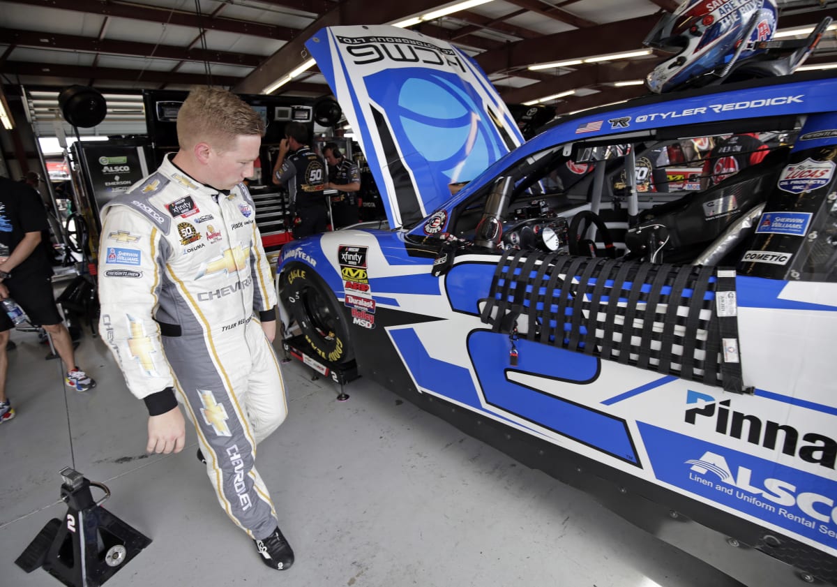 The No. 2 team readies their KCMG Chevrolet Camaro for opening practice at Chicagoland Speedway.