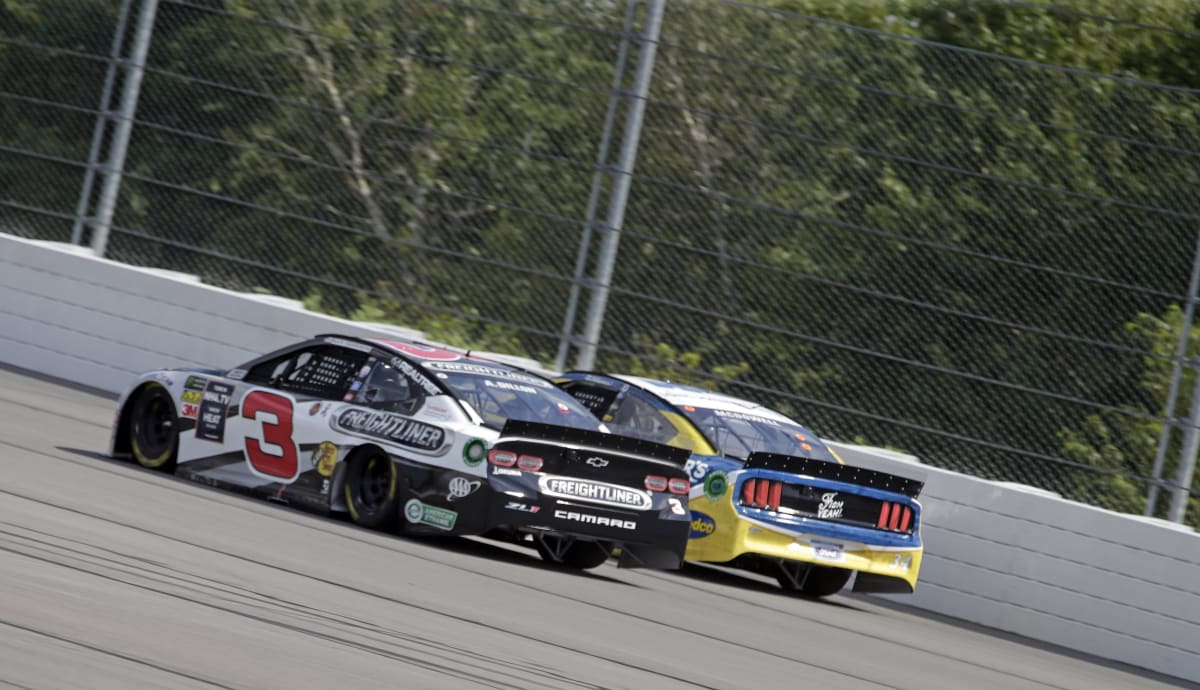 Austin Dillon and the No. 3 Freightliner team make a charge to the front after starting in the rear of the field.