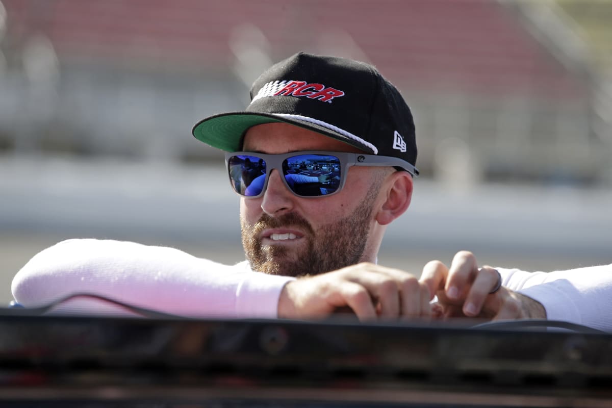 Austin Dillon sports a throwback hat during qualifying at Michigan International Speedway. Make sure you get your merchandise from the RCR team store today!