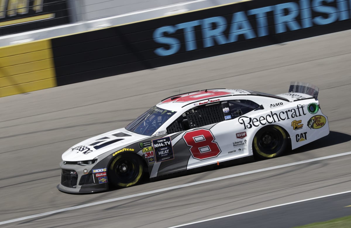 Daniel Hemric and the No. 8 Cessna team battled handling issues all night at Las Vegas, but still managed to run in the top 10 for some of the race before coming home 17th.