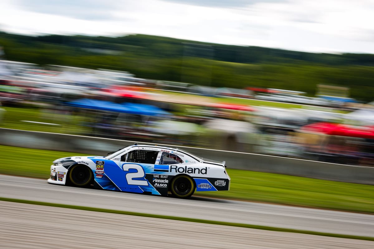 Tyler Reddick recorded the sixth-fastest qualifying time in Round 2 ahead of Saturday's race at Road America.