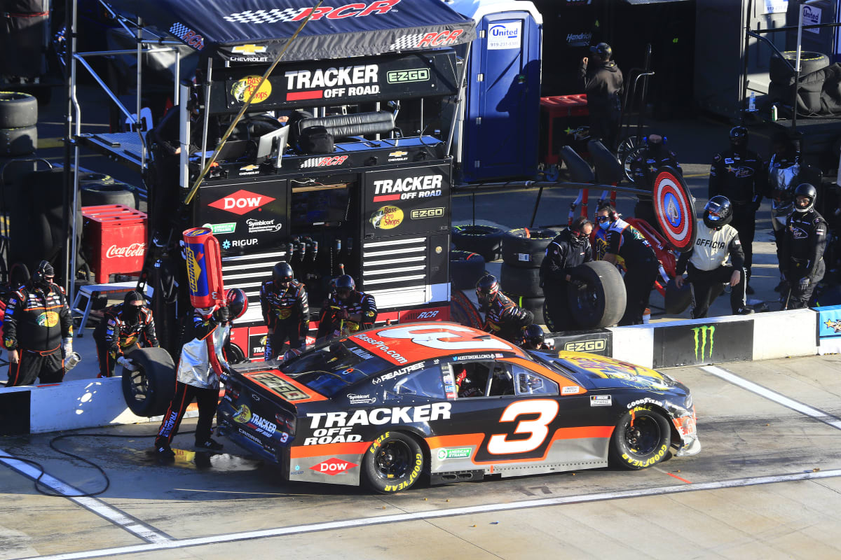 November 1, 2020:  During the Xfinity 500 NASCAR Cup Series race at Martinsville Speedway in Martinsville, VA  (HHP/Jim Fluharty)