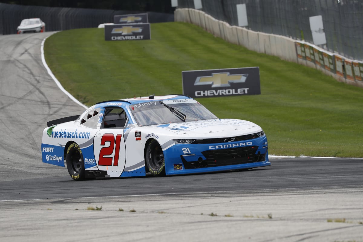 August 8, 2020: #21: Kaz Grala, Richard Childress Racing, Chevrolet Camaro ruedebusch.com   Henry 180 at Road America in Elkhart Lake, WI. (HHP/Harold Hinson)