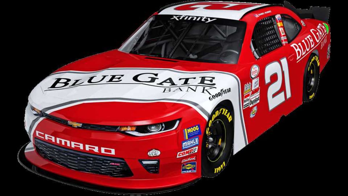 Daniel Hemric's No. 21 Blue Gate Bank Chevrolet will honor Green's 2002 season with the familiar white and red colors.