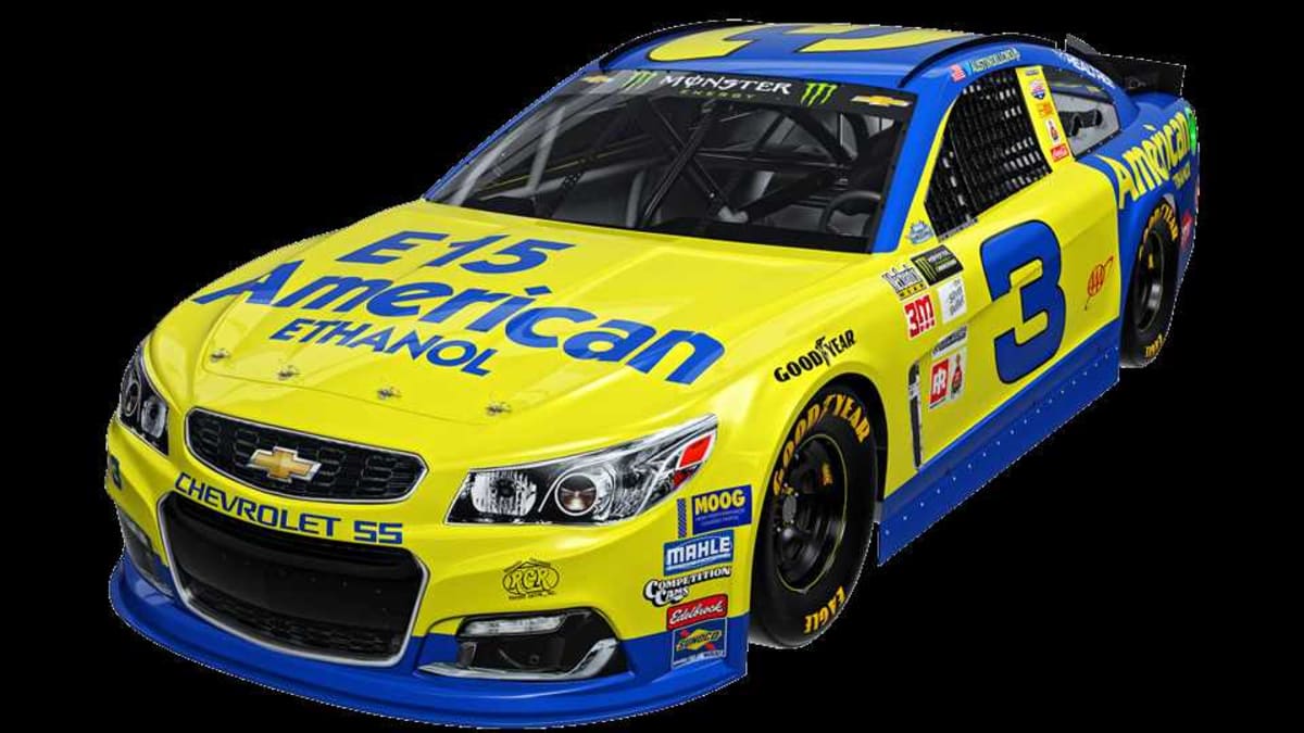 Austin Dillon's No. 3 American Ethanol Chevrolet will carry the same color scheme as Dale Earnhardt's No. 3 Chevrolet when he went to Victory Lane at Darlington in 1987.