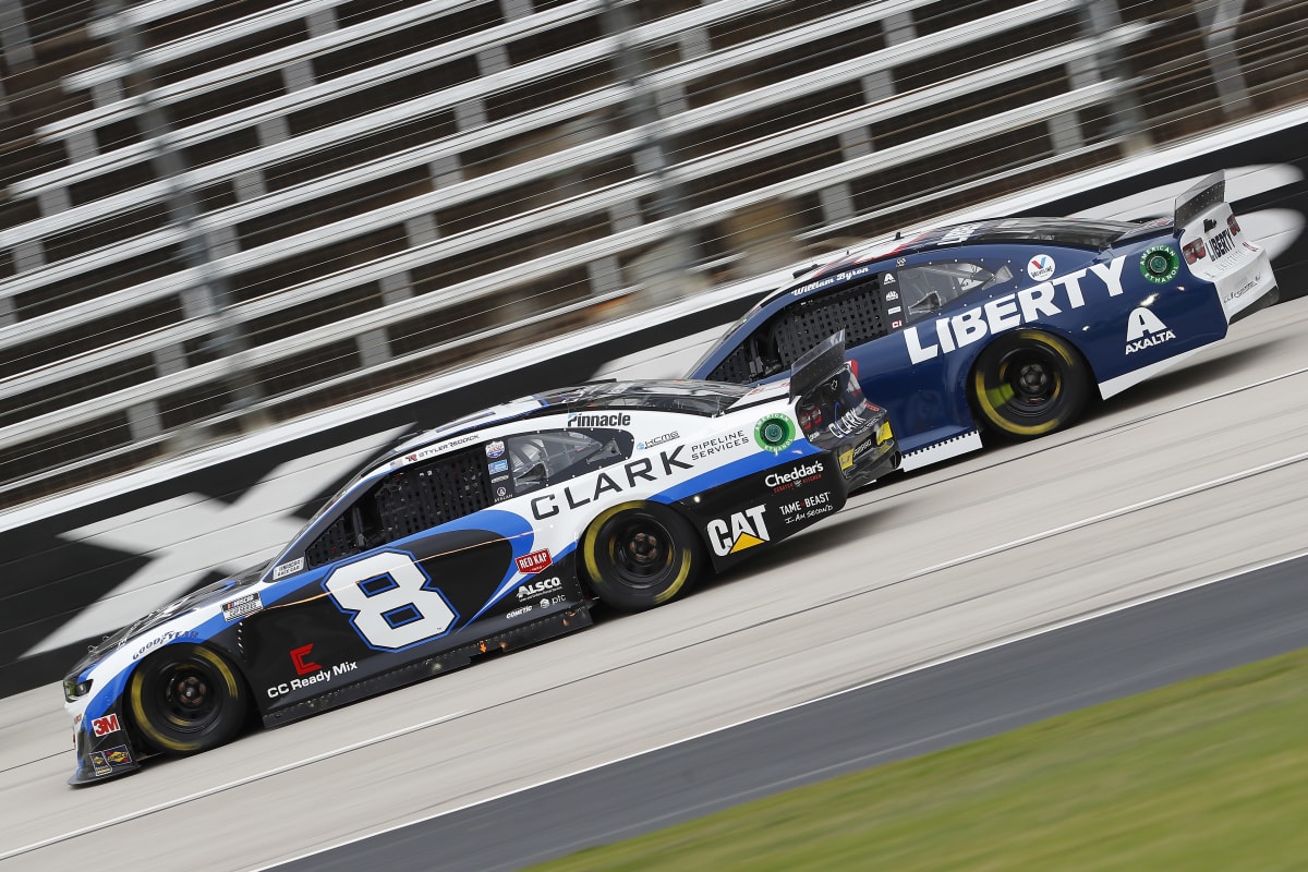The NASCAR Cup Series teams take to the track for the Autotrader EchoPark Automotive 500 at Texas Motor Speedway in Fort Worth, Texas.