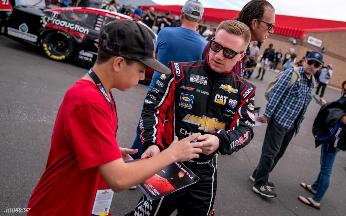 Tyler Reddick finished opening practice at the top of the board, showing promise for the weekend in Chicagoland.