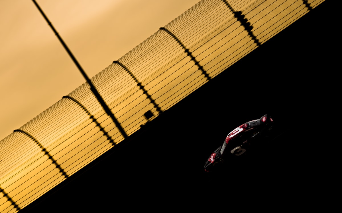 Sunday&apos;s rain delay allowed for an evening race with a view.