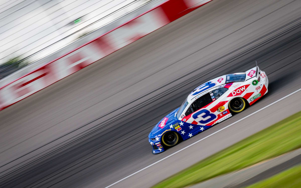 Austin Dillon qualified his No. 3 Dow Salutes Veterans Chevrolet Camaro ZL1 12th for the Firekeeper&apos;s Casino 400.
