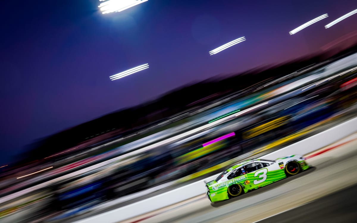 Austin Dillon and the No. 3 American Ethanol Chevrolet fight for every spot they can under the lights at Martinsville.