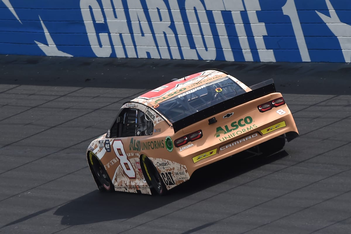 CONCORD, NORTH CAROLINA - MAY 24: Tyler Reddick, driver of the #8 Alsco Uniforms Chevrolet, drives during qualifying for the NASCAR Cup Series Coca-Cola 600 at Charlotte Motor Speedway on May 24, 2020 in Concord, North Carolina. (Photo by Jared C. Tilton/Getty Images) | Getty Images
