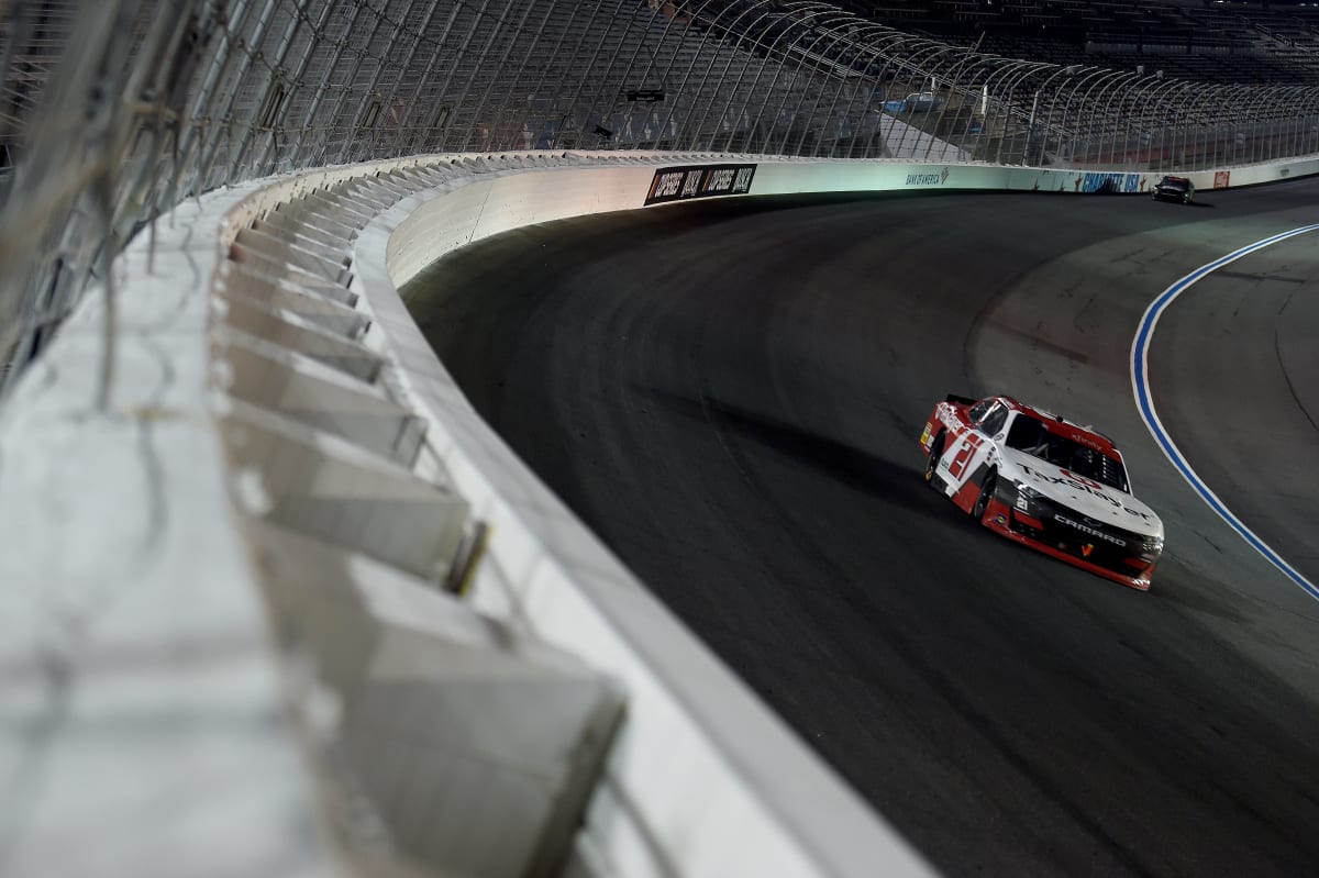 CONCORD, NORTH CAROLINA - MAY 25: Myatt Snider, driver of the #21 TaxSlayer Chevrolet, drives during the NASCAR Xfinity Series Alsco 300 at Charlotte Motor Speedway on May 25, 2020 in Concord, North Carolina. (Photo by Jared C. Tilton/Getty Images) | Getty Images