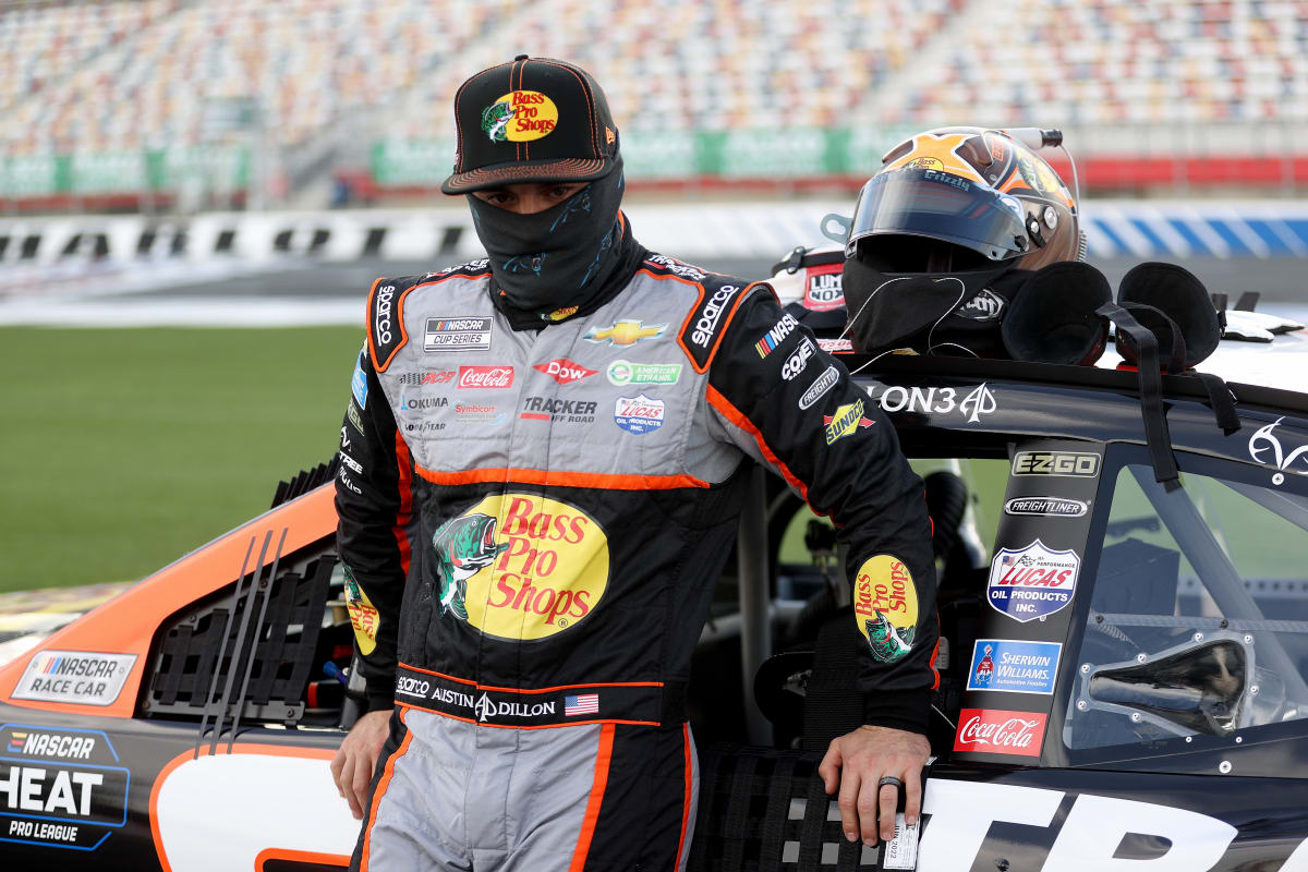 CONCORD, NORTH CAROLINA - MAY 28: Austin Dillon, driver of the #3 Bass Pro Shops/Tracker Off Road Chevrolet, waits on the grid prior to the NASCAR Cup Series Alsco Uniforms 500 at Charlotte Motor Speedway on May 28, 2020 in Concord, North Carolina. (Photo by Chris Graythen/Getty Images) | Getty Images