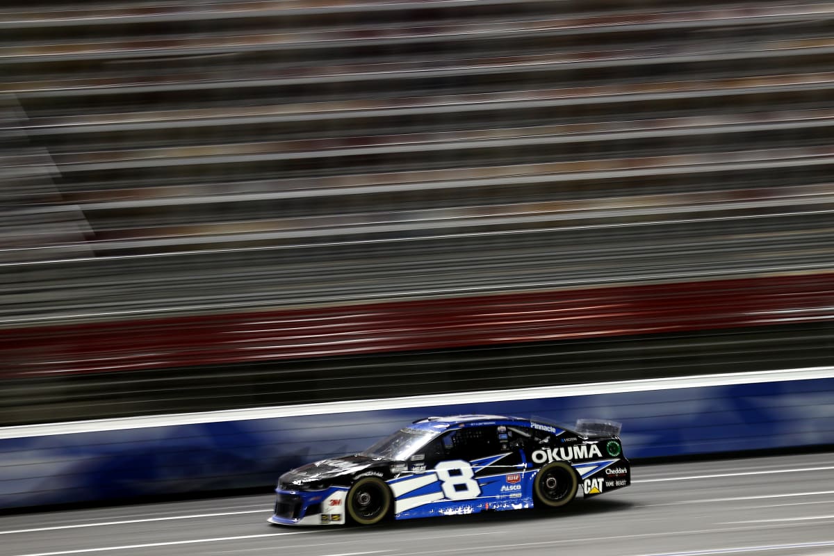 CONCORD, NORTH CAROLINA - MAY 28: Tyler Reddick, driver of the #8 Okuma Chevrolet, drives during the NASCAR Cup Series Alsco Uniforms 500 at Charlotte Motor Speedway on May 28, 2020 in Concord, North Carolina. (Photo by Chris Graythen/Getty Images) | Getty Images