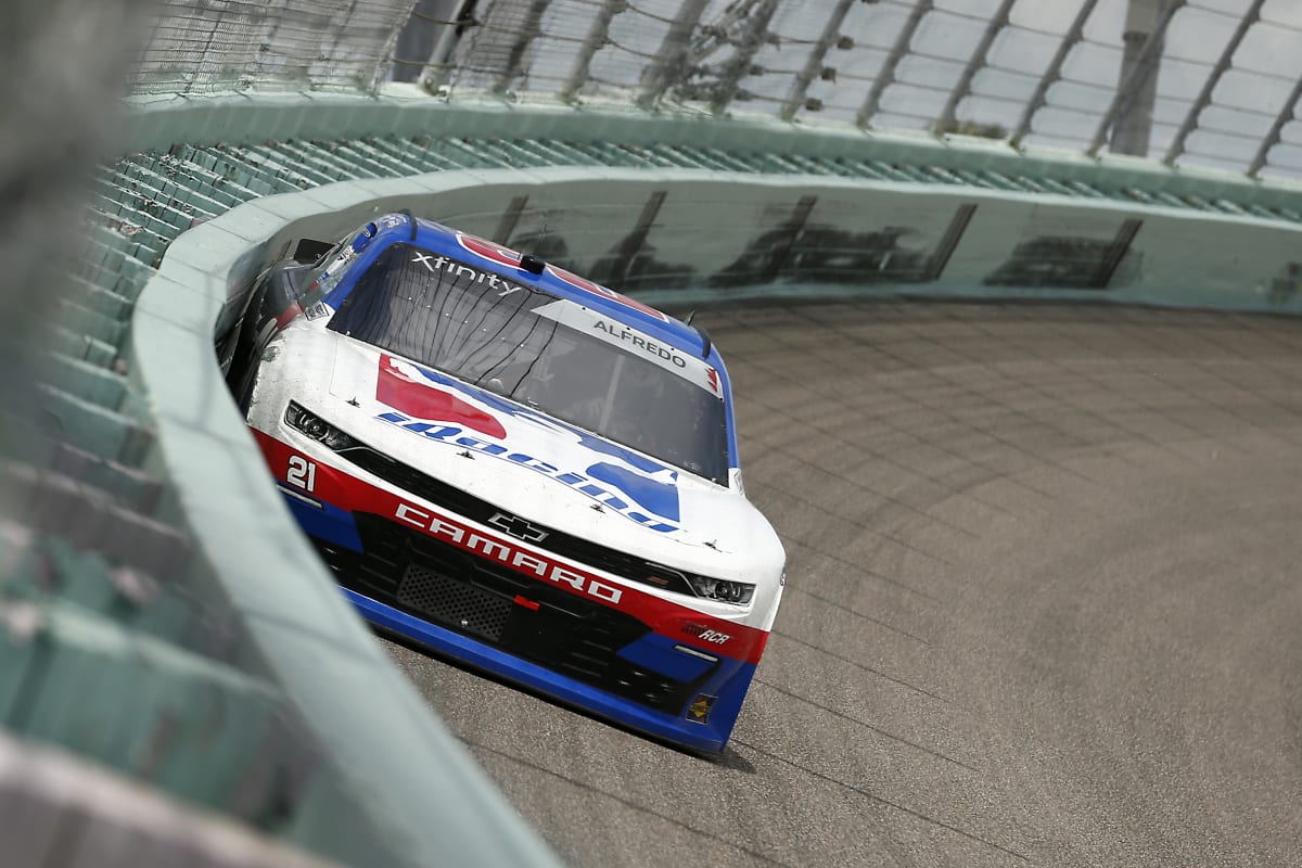 HOMESTEAD, FLORIDA - JUNE 14: Anthony Alfredo, driver of the #21 iRacing Chevrolet, drives during the NASCAR Xfinity Series Contender Boats 250 at Homestead-Miami Speedway on June 14, 2020 in Homestead, Florida. (Photo by Michael Reaves/Getty Images) | Getty Images