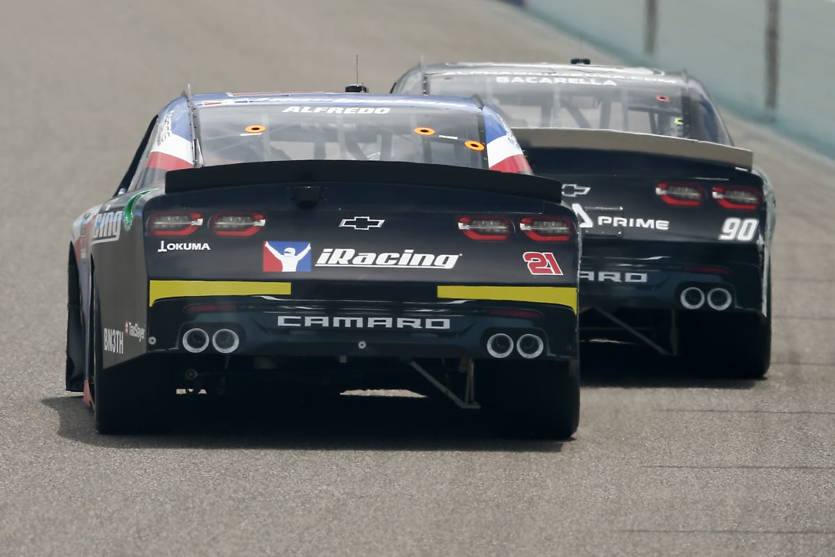 HOMESTEAD, FLORIDA - JUNE 14: Anthony Alfredo, driver of the #21 iRacing Chevrolet, drives during the NASCAR Xfinity Series Contender Boats 250 at Homestead-Miami Speedway on June 14, 2020 in Homestead, Florida. (Photo by Michael Reaves/Getty Images) | Getty Images